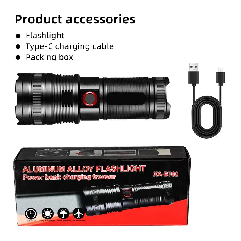 5000 Lumen LED Torch | 3 Modes, Water-Resistant 5000 Lumen LED Torch | 3 Modes, Water-Resistant