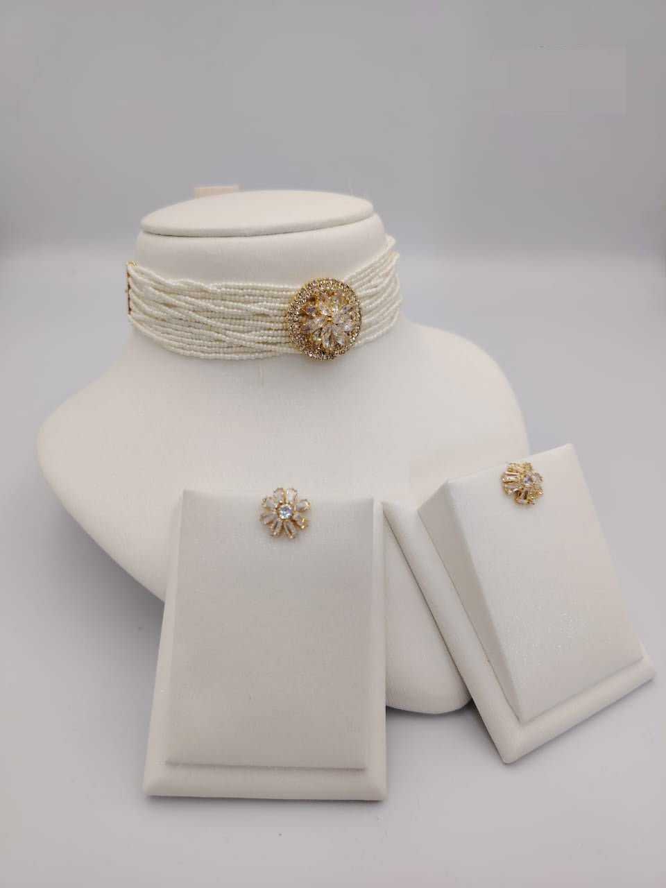 Pearl Choker Necklace Sets Pearl Choker Necklace Sets
