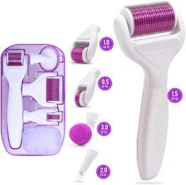 6-in-1 Derma Roller Kit | Titanium Micro Needles
