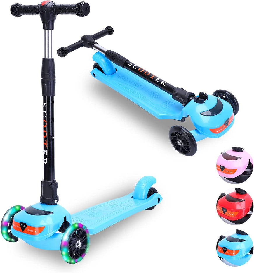 3-Wheel Kids Folding Scooter | Best for Ages 3–14