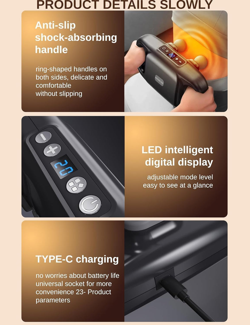 4-Head Massage Gun | Muscle Massager