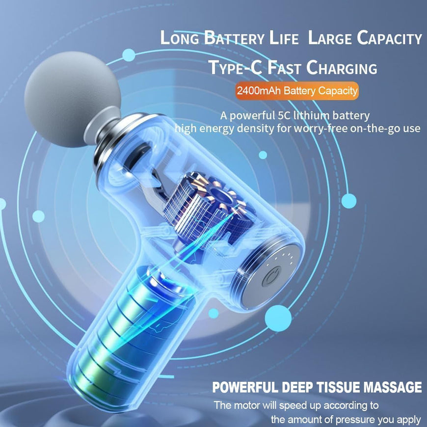 6-Speed Massage Gun | Deep Tissue Muscle Pain Relief