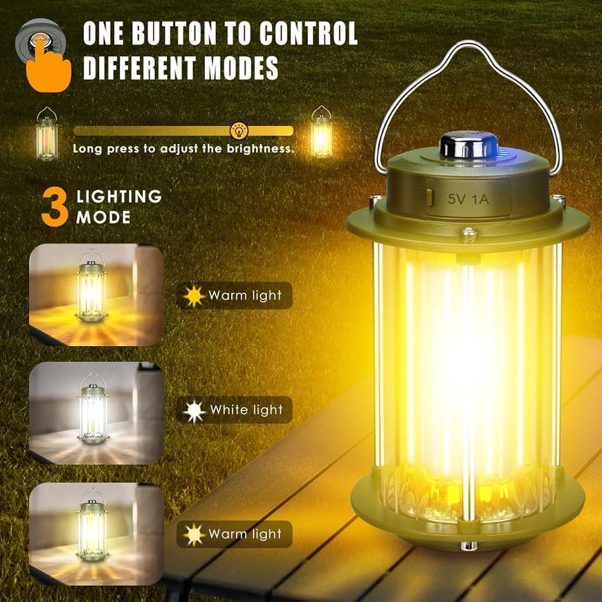2-in 1 Camping Bundle | Automatic Tent & LED Light