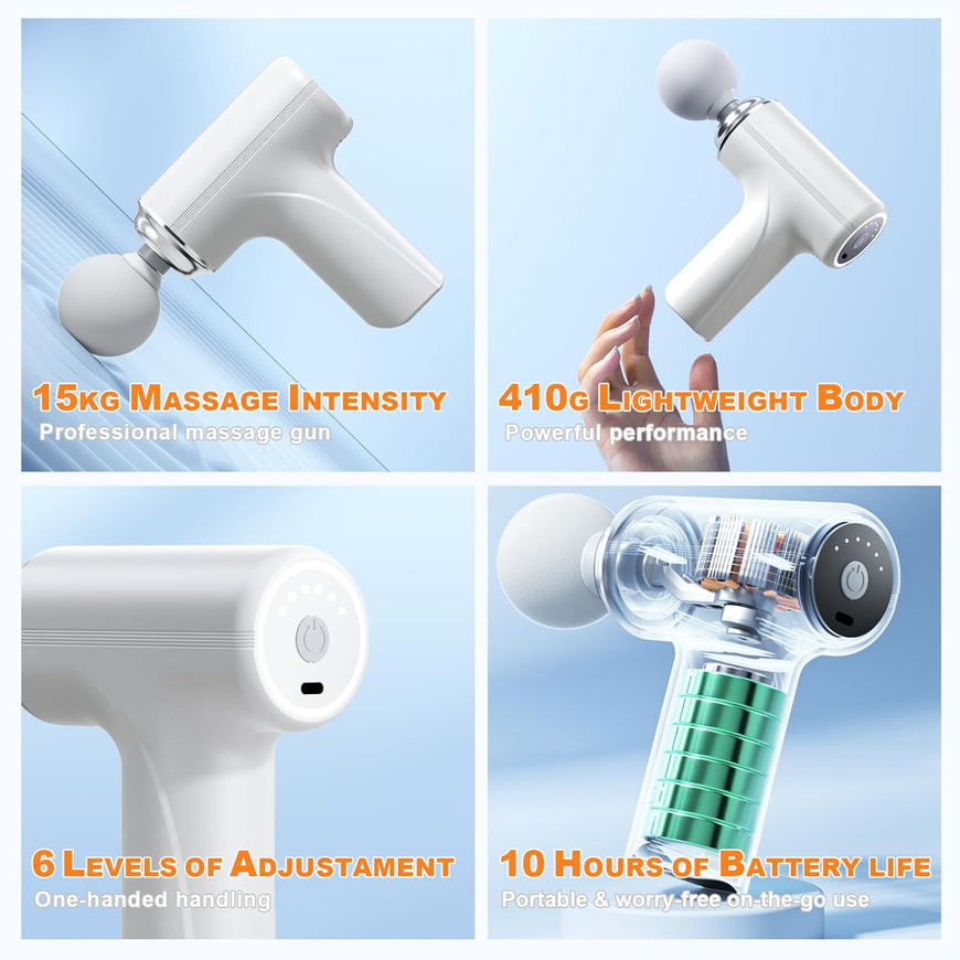 6-Speed Massage Gun | Deep Tissue Muscle Pain Relief