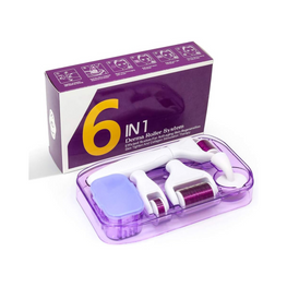 6-in-1 Derma Roller Kit | Titanium Micro Needles